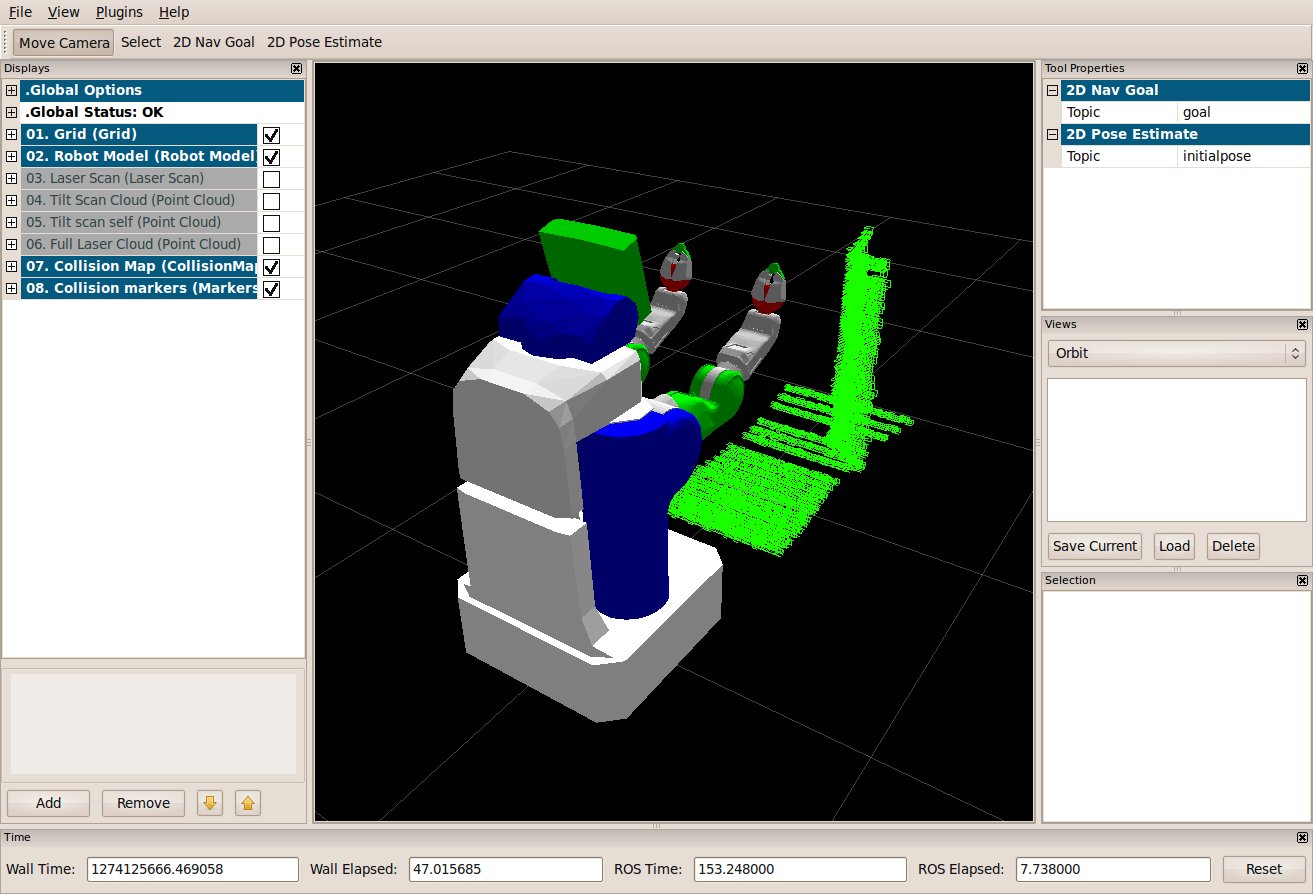 rviz showing collision map