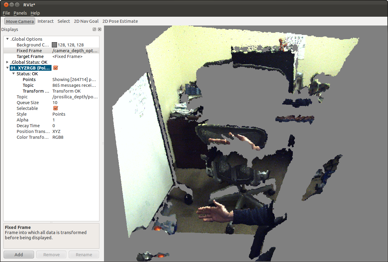 Registered point cloud