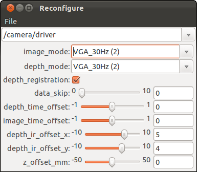 Reconfigure GUI