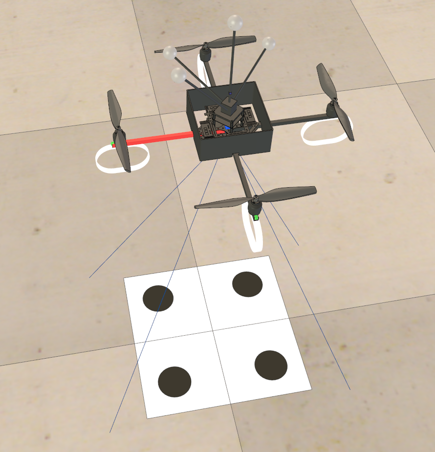 Quadrotor in V-REP